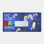 Grappige Eet, Slaap, Game, Herhaal Gamer  Bureaumat (Keyboard & Muis)