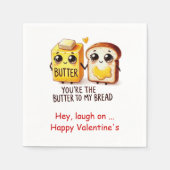 Grappige Eetbare Liefde Valentijn Dag Servetten Pe (Voorkant)