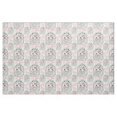 Grappige egel en positief tekstpatroon stof (Fat Quarter)