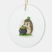 Grappige Egel Feestverstoorder St. Patrick's Dag Keramisch Ornament (Links)