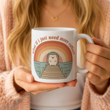 Grappige Egel Koffie Ochtend Slogan Mok