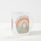 Grappige Egel Koffie Ochtend Slogan Mok (Voorkant rechts)