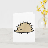 Grappige Egel Voor Egel Liefhebbers Kaart (Gele Bloem)