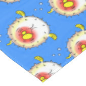 Grappige egelvis ballonvis cartoon tafelkleed (Gekanteld)