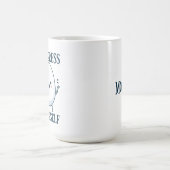 Grappige "Eggpress Yourself" aangepaste naam Koffiemok (Center)