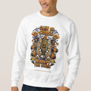 Grappige Egyptische Farao Leeuw Mummie Halloween G Trui