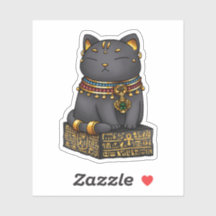Grappige Egyptische kat God Bastet