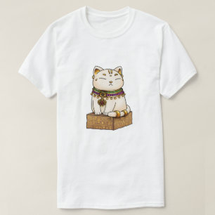 Grappige Egyptische kat God Bastet T-shirt