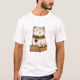 Grappige Egyptische kat God Bastet T-shirt