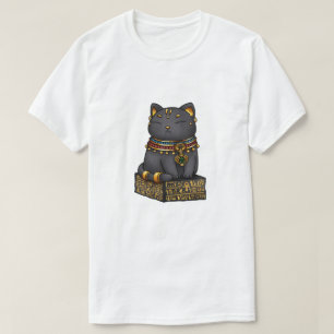 Grappige Egyptische kat God Bastet T-shirt