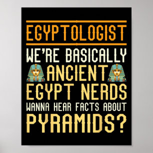 Grappige Egyptoloog citeert oude Egyptische minnaa Poster