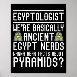 Grappige Egyptoloog citeert oude Egyptische minnaa Poster