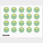 Grappige Eid Mubarak Ronde Sticker (Vel)