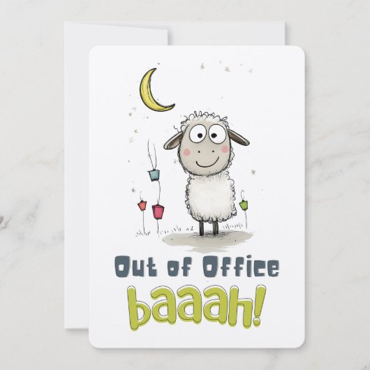 Grappige Eid-schaap: Afwezig BÈÈÈ! Kaart (Voorkant)