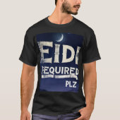 Grappige Eidi vereist Eid Mubarak T-shirt (Voorkant)