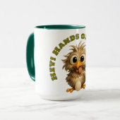 Grappige Eierbewaker Mok (Voorkant links)