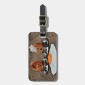 Grappige eieren bagagelabel (Voorkant verticaal)