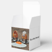 Grappige eieren bedankdoosjes (Geopend)