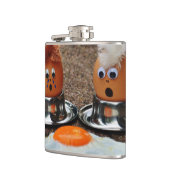 Grappige eieren heupfles (Links)