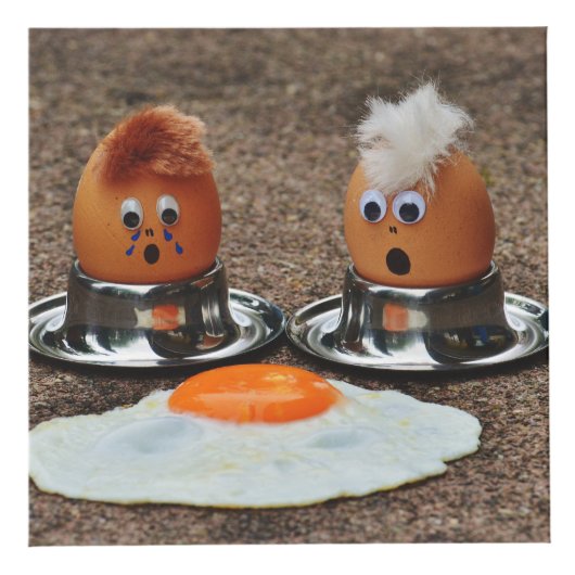 Grappige eieren kubus (Rechts)