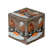 Grappige eieren kubus (Voorkant hoekig)