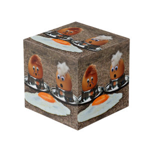 Grappige eieren kubus