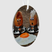 Grappige eieren ornament (voorkant)