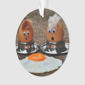 Grappige eieren ornament (voorkant)