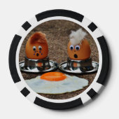Grappige eieren poker chips (Achterkant)