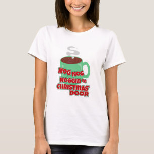 Grappige eierpunch liefde Schattigee kerst Drink T-shirt