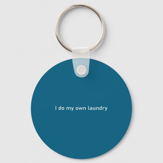 Grappige Eigen Wasmachine Minimale Prestaties Sleutelhanger (Voorkant)