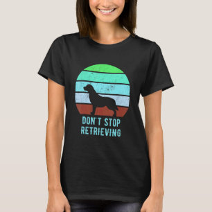 Grappige eigenaar van een gouden retriever hond t-shirt