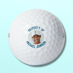 Grappige Eigendom van {Name} Foto Persoonlijk Golfballen