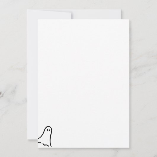 Grappige eigenzinnige grillige hand getrokken Hall Kaart (Achterkant)