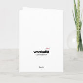 Grappige & eigenzinnige Kaart Perfect voor elke ge (Achterkant)