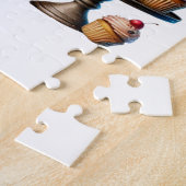 Grappige eigenzinnige kabouter verjaardag legpuzzel (Zijkant)
