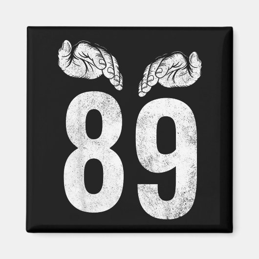Grappige Eight Nine 8 9 Meme Gen Alpha Jargon 8 9 Magneet (Voorkant)