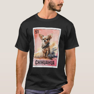 Grappige El Chihuahua Mexicaanse Slaag Lottery Bin T-shirt