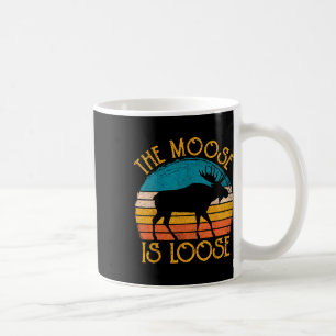 Grappige eland is losse dierenkleding koffiemok