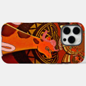 Grappige Elegante Giraffe Accessoire Afrikaanse St Case-Mate iPhone Case (Achterkant (horizontaal))