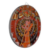 Grappige Elegante Giraffe Accessoire Afrikaanse St Dartbord (Voorkant Links)