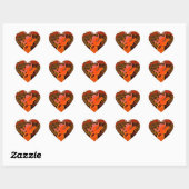 Grappige Elegante Giraffe Accessoire Afrikaanse St Hart Sticker (Vel)