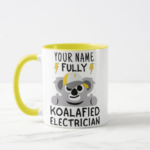 grappige elektricien geschenken - Kwala pun Elektr Mok