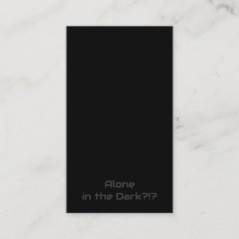 Grappige elektricien gloeilamp verlicht het donker visitekaartje