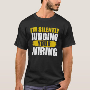 Grappige elektricien kunst voor mannen vrouwen pro t-shirt