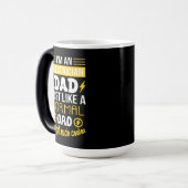 Grappige elektricien vader cadeau magische mok (Voorkant links)
