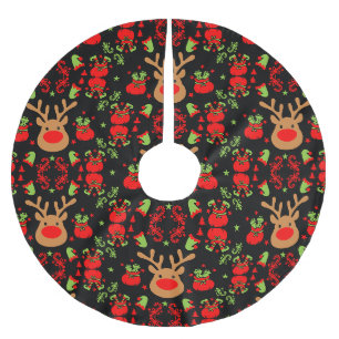 Grappige Elf Christmas Wrapping Kerstboom Rok