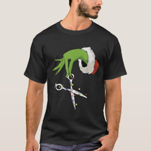 Grappige Elf Handen Kapper Kapsalon Schaar B T-shirt