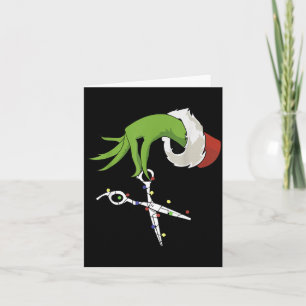 Grappige Elf Handen Kapper Kapsalon Schaar K Kaart