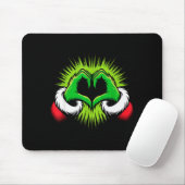 Grappige Elf Hart Handen Liefde Kerstmis Muismat (Met muis)
